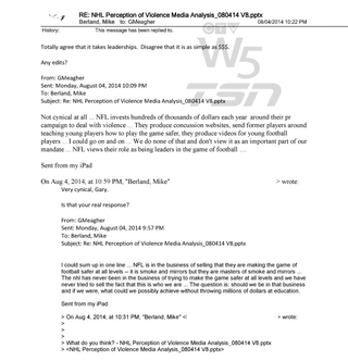 Illustration for article titled Unsealed NHL Emails Show Gary Bettman Discussing The Effects Of Fighting And Concussions